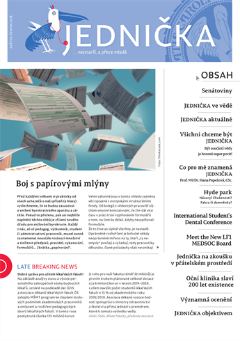 Jednička KVĚTEN - ČERVEN 2018